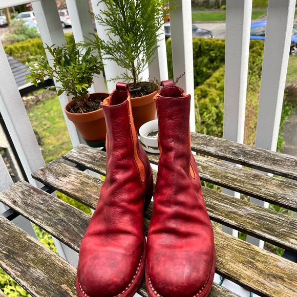 Guidi 76Z Red Chelsea Boots - Size EU37.5 - Picture 7 of 10